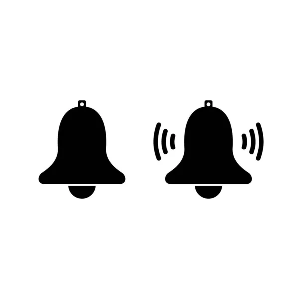 Notification Bell Icon Incoming Inbox Message Vector Ringing Bell Notification — Stock Vector
