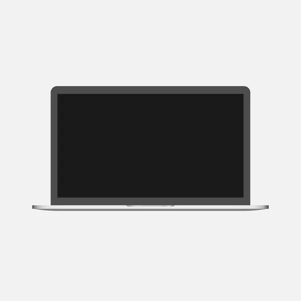 Vector Laptop Aislado Sobre Fondo Blanco — Vector de stock