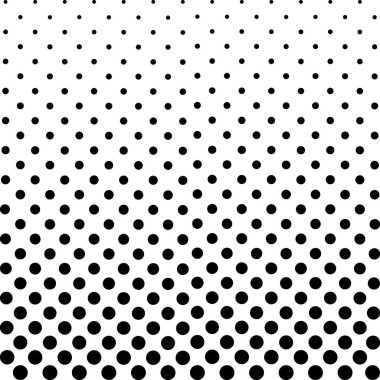 Tek Renkli Noktalar Arkaplanı. Soyut Solgunluk Arkaplanı. Klasik Gradyan dokusu. Pop-art Patern. Vektör illüstrasyonu