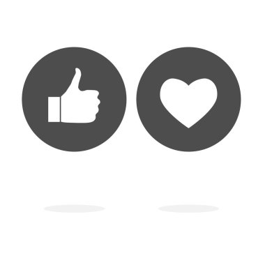 Hat, sosyal medya, web siteleri ve arayüzler için cep telefonu, kamera ve kuş gibi vektör simgeleri tasarladı. İkonlar gibi. Sosyal ortam simgeleri ayarlandı.