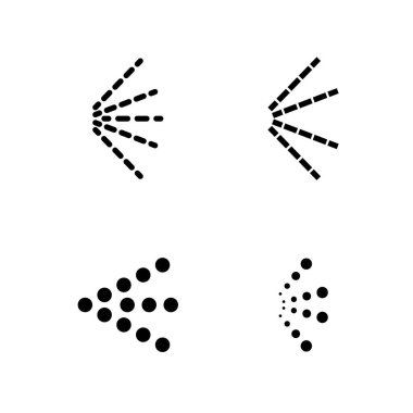 Spray icons big set. Simple black clouds with shadow. Vector illustration. Isolated on white background vector Spray icons big set. Simple black clouds with shadow. Vector illustration. Isolated on white background vector