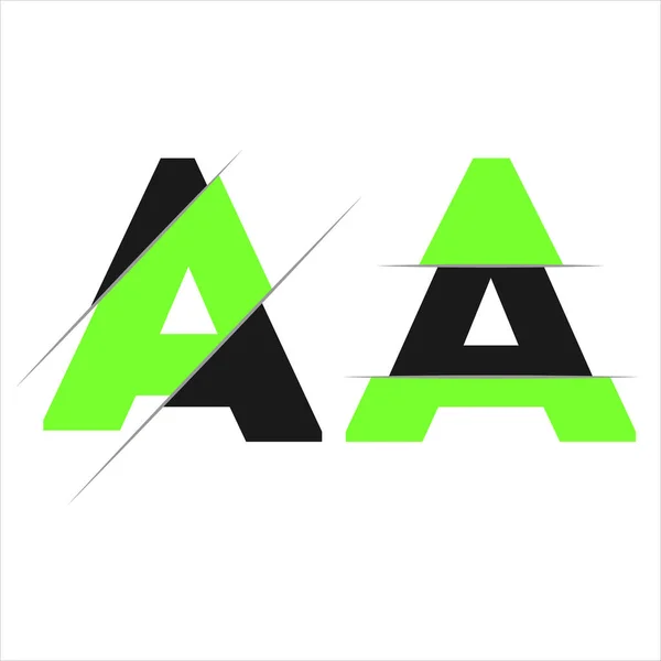 Letter Logo Design Med Creative Paper Cut Och Serif Font — Stock vektor