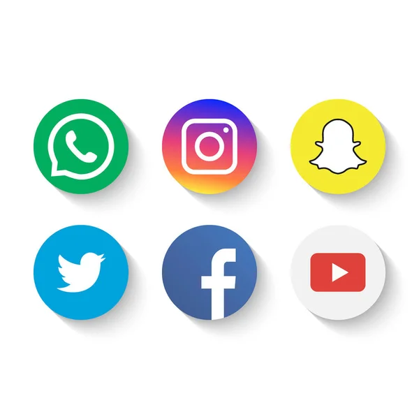 Dijital kameranın düz dizayn edilmiş vektör simgeleri, el işareti, baş parmaklar, sosyal medya, web siteleri, arayüzler için haberci kuş ve telefon alıcısı gibi. Vektör illüstrasyonu.