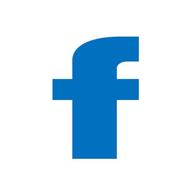 f harfi logo varyasyonu. Vektör simgesi