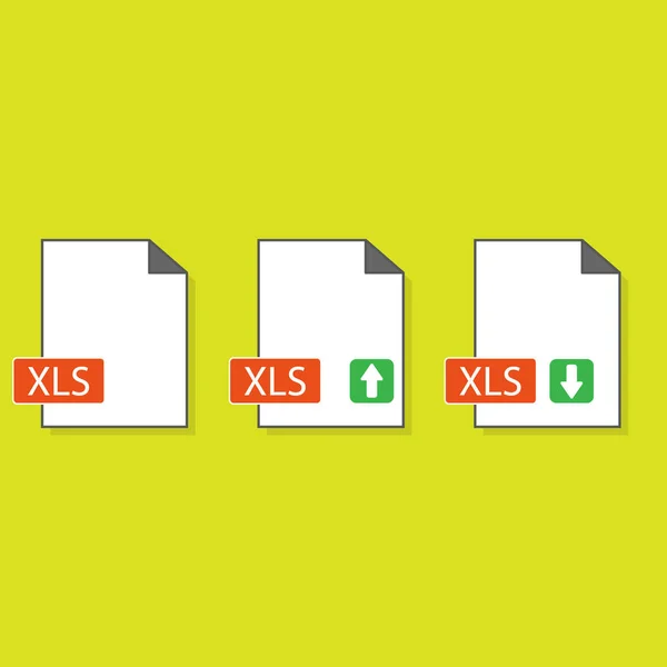 Скачать Иконку Xls File Xls Label Arrow Board Формат Файла — стоковый вектор
