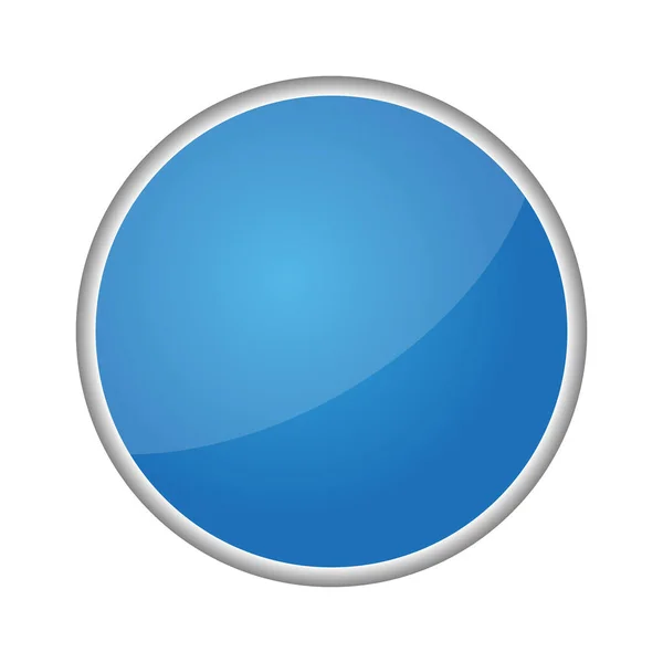Blue Button Web Icons — Stock Vector