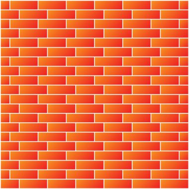 Kusursuz tuğla duvar arkaplanı, vektör eps10 illüstrasyon