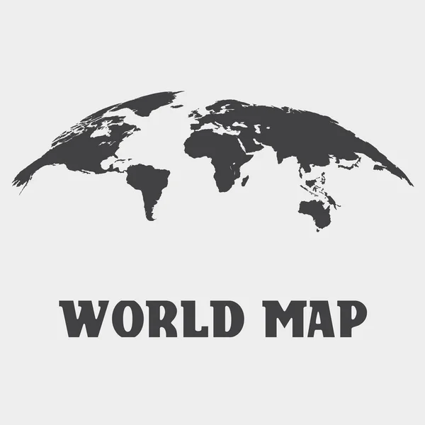 Παγκόσμιος Χάρτης Εικονογράφηση Διανύσματος — Διανυσματικό Αρχείο