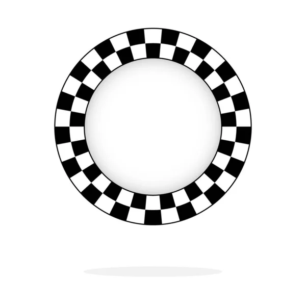 Μπάλα Σκακιού Αφηρημένη Σφαίρα Σκακιού Απομονωμένη Λευκό Φόντο Εικονογράφηση Διάνυσμα — Διανυσματικό Αρχείο