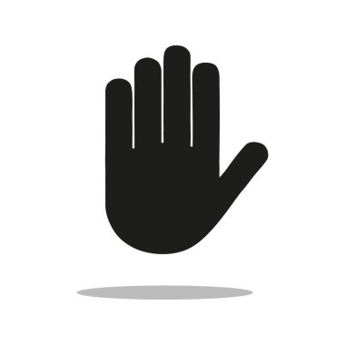 El vektör simgesi. Halk simgesi.