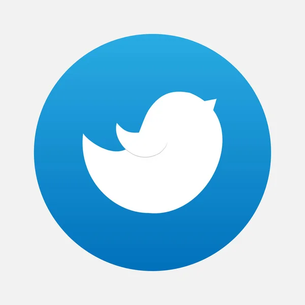 Blue Tweet Bird Vector Logo Jpg Jpeg Eps Twitter Icon — Διανυσματικό Αρχείο