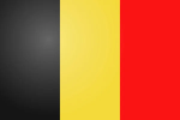 Vector Belgium Flag Belgium Flag Illustration Belgium Flag Picture Belgium — Stock Vector