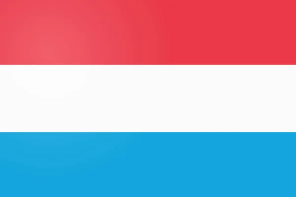 Bandeira Luxemburgo Cores Oficiais Proporção Corretamente Bandeira Nacional Luxemburgo Luxemburgo — Vetor de Stock