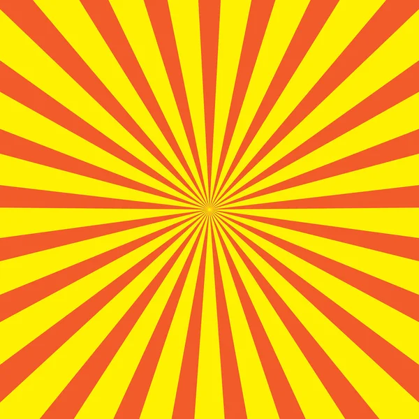 Sun Sunburst Pattern Retro Hintergrund — Stockvektor
