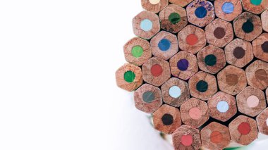 Renkli kalem seti arkaplanı