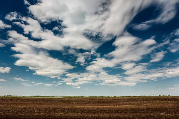 Nuvens Paisagem Orenburg — Fotografia de Stock