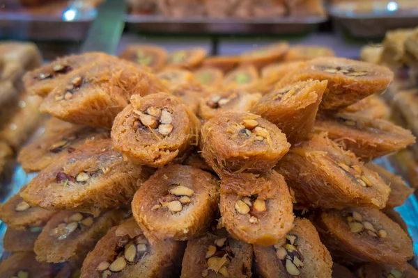 Makanan Penutup Manis Turkish Naschmarkt Vienna Austria — Stok Foto