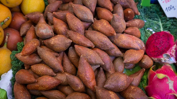 Snake fruit at the Naschmarkt in Vienna, Austria