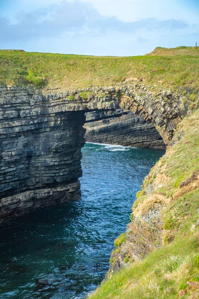 Caminar Caminando Por Los Espectaculares Puentes Ross Condado Clare Irlanda — Foto de Stock