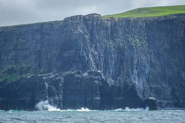 Wycieczka Statkiem Klifów Moher Hrabstwie Clare Irlandia — Zdjęcie stockowe