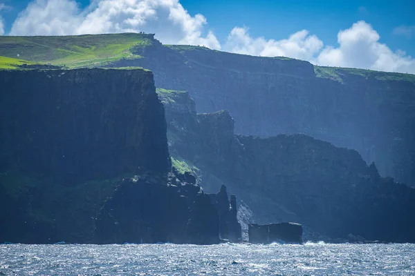 Bootsfahrt Den Cliffs Moher Der Grafschaft Clare Irland — Stockfoto