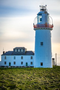 Loop Head Lighthouse, Co Clare, Ireland clipart