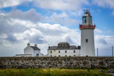 harika doğa ve muhteşem yer Loop Head Deniz Feneri, Co Clare, İrlanda