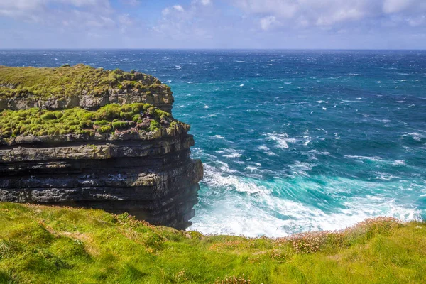 Nádherná Příroda Nádherné Místo Loop Head Lighthouse Clare Irsko — Stock fotografie