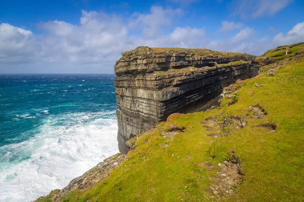 Maravilhosa Natureza Lugar Espetacular Loop Head Lighthouse Clare Irlanda — Fotografia de Stock