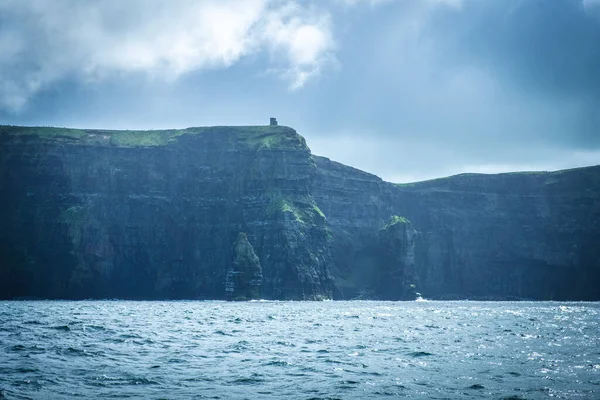 Viagem Barco Doolin Para Falésias Espetaculares Moher County Clare Irlanda — Fotografia de Stock