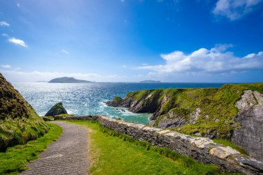 Dunquin İskelesi Blasket Adaları, Dingle Yarımadası, İrlanda