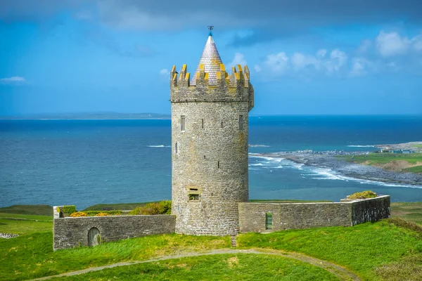 Κάστρο Doonagore Κοντά Στο Doolin Clare Ιρλανδία — Φωτογραφία Αρχείου