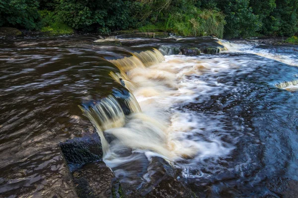 Vattenfall Den Lilla Staden Ennistymon Clare Irland — Stockfoto