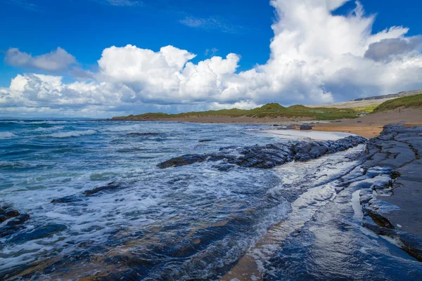 Promenader Längs Den Underbara Fanore Stranden Burren Clare Irland — Stockfoto