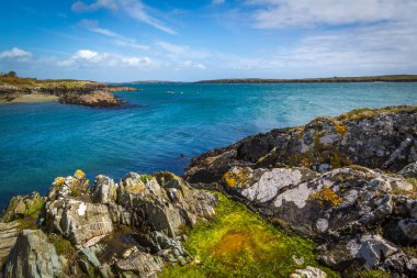 Schull yakınlarındaki Long Island İskelesi, West Cork, İrlanda