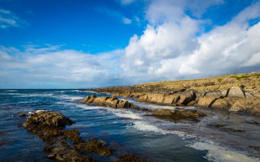 Yaya geçidi Koyun Başı Yarımadası 'nda, Batı Cork, İrlanda