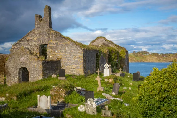 Igreja Pedra Velha Fundo Mar Schull West Cork County Cork — Fotografia de Stock