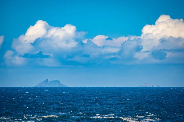 Uitzicht Skellig Michael Vanaf Dursey Island Aan Het Einde Van — Stockfoto