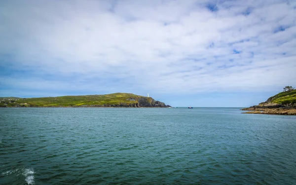 Ocean Coast Landscape White Beacon Baltimore West Cork Ireland — Stock Photo, Image