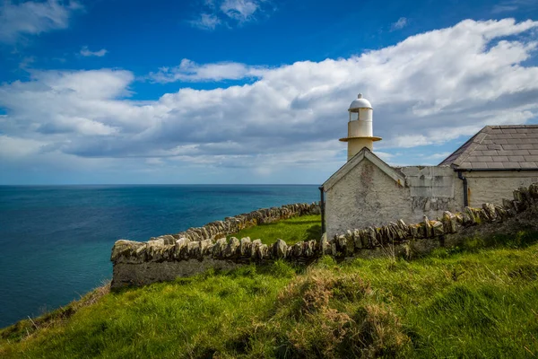 Lighthouse Cliffs Sherkin Island West Cork Ireland — Stock Photo, Image