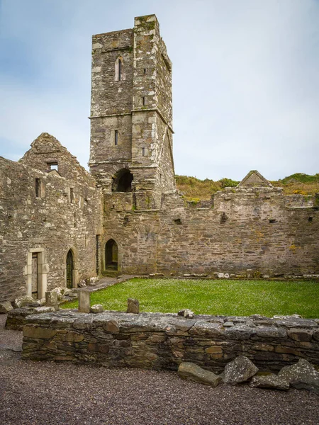 Mainistir Inis Arcain Sherkin Szigeti Apátság West Cork Írország — Stock Fotó