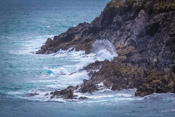 Ocean Cliffs Sherkin Island West Cork Irlandia — Zdjęcie stockowe