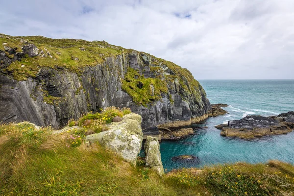 Scogliere Oceaniche Sull Isola Sherkin West Cork Irlanda — Foto Stock