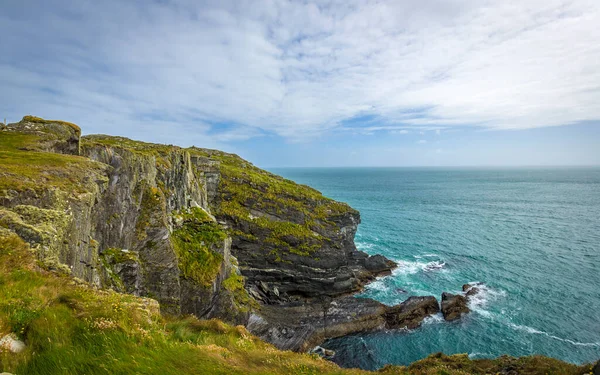 Ocean Cliffs Sherkin Island West Cork Irlandia — Zdjęcie stockowe