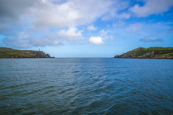 Ocean Coast Landscape White Beacon Pobliżu Baltimore West Cork Irlandia — Zdjęcie stockowe