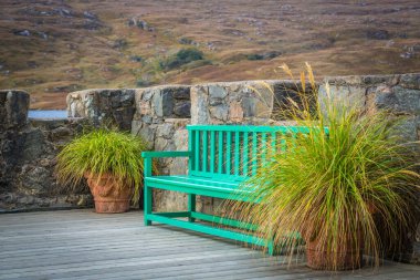Glenveigh Ulusal Parkı 'ndaki Glenveigh Şatosu, Co Donegal, İrlanda