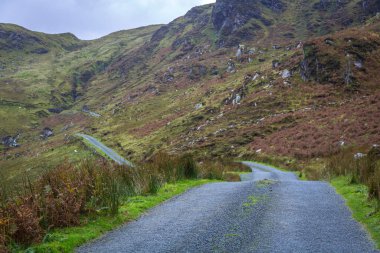 Donegal, İrlanda 'daki dağ manzarası
