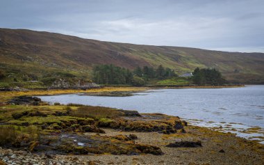 Connemara, Co Galway, İrlanda 'daki güzel manzaralar 