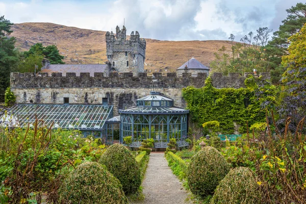 Glenveigh Castle Glenveigh National Park Donegal Irsko — Stock fotografie