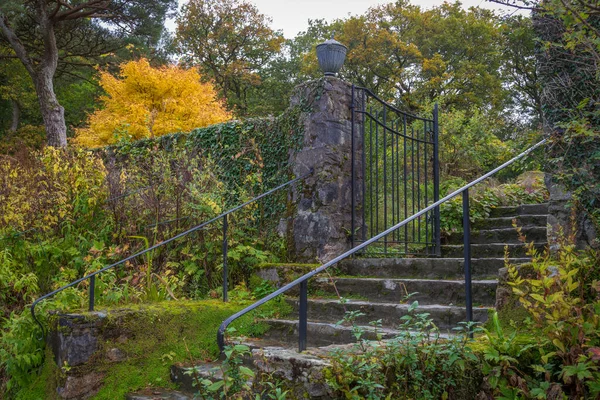 Brama Zamku Glenveigh Parku Narodowego Glenveigh Donegal Irlandia — Zdjęcie stockowe